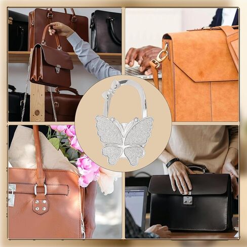 Purse Hook for Table, Foldable Purse Table Hook with Strong Suction, Portable Purse Hanger for Table, Durable and Space Saving, Ideal for Office and Cafe Use in Kuwait