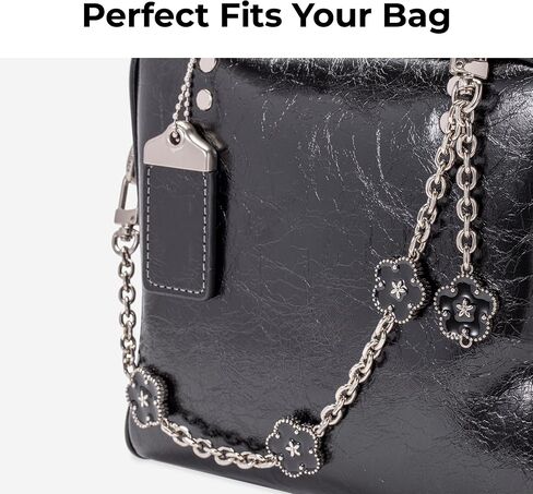 Tote Bag Chain for COACH Cube Rogue Handbag,Replacement Extension Chain for Purse Shoulder Bags Handle Bag Chain Straps Accessories(Black) in Kuwait