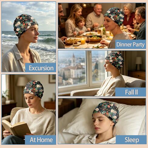 Chemo Cap Adjustable Slouchy Beanie Cancer Headwear Hats Stretch Soft for Men Women Girls Aesthetic Cute in Saudi Arabia