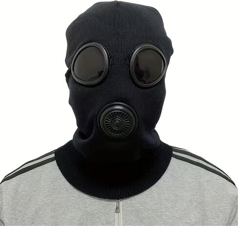 Balaclava Ski Mask 2Pieces Full Face Cover for Men and Women Breathable Full Face Mask for Skiing Outdoor Sports Outdoor Cycling face mask, SM Role-Playing in Saudi Arabia
