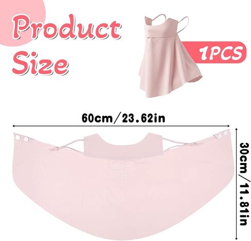 UV Sun Protection Face Mask with Neck Coverage Breathable Cooling Design Neck Gaiter Scarf UPF 50+ for Summer Outdoor Activities in Kuwait