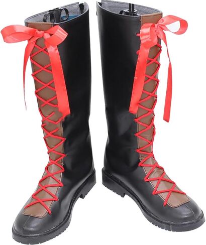 Wind-adult Cosplay Boot Boots Shoes Shoe made for Touhou Project Kagiyama Hina in Saudi Arabia