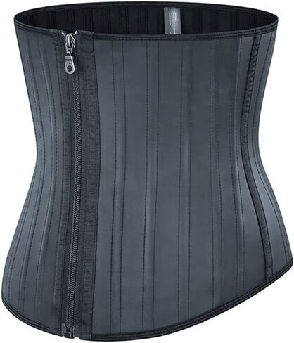 25 steel bones reinforced girdle women's tops slim belly belt shaper waist trainer corset in Saudi Arabia