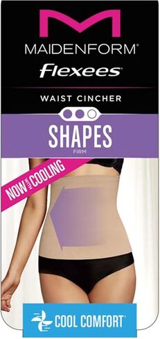 Maidenform من Hanes Weight Nipper Trainer مع دعم قوي ونسيج مريح رائع (عاري/لاتيه، متوسط) in Kuwait