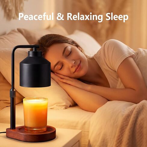 Candle Warmer Lamp with Timer and Dimmer- Electric Candle Lamp Warmer with Adjustable Height for Candle Wax Jar, Home Decor & Birthday Gifts for Women Mom Mothers Day, Candle Wax Warmer with 2 Bulbs in Saudi Arabia