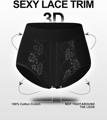 MISSWHO Cotton High Waisted Women Underwear Soft Briefs Full Coverage Comfy Ladies tagless Panties (Regular & Plus Size) in Saudi Arabia