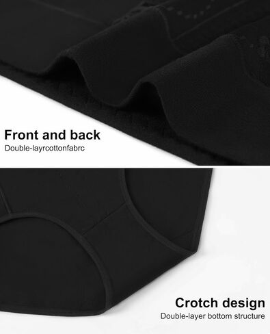MISSWHO Cotton High Waisted Women Underwear Soft Briefs Full Coverage Comfy Ladies tagless Panties (Regular & Plus Size) in Saudi Arabia