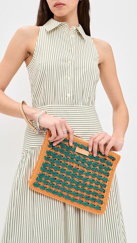 Tory Burch Women's Ella Hand-Crocheted Pouch in Kuwait