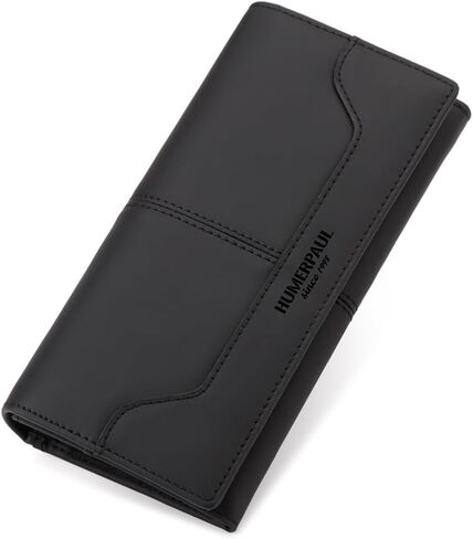 RFID Blocking Wallets for Women Leather Long Ladies Wallet Bifold Womens Wallet with Coin Pocket ID Window in Kuwait