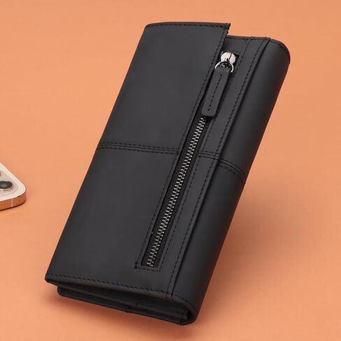 RFID Blocking Wallets for Women Leather Long Ladies Wallet Bifold Womens Wallet with Coin Pocket ID Window in Kuwait