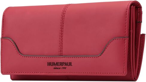 RFID Blocking Wallets for Women Leather Long Ladies Wallet Bifold Womens Wallet with Coin Pocket ID Window in Kuwait