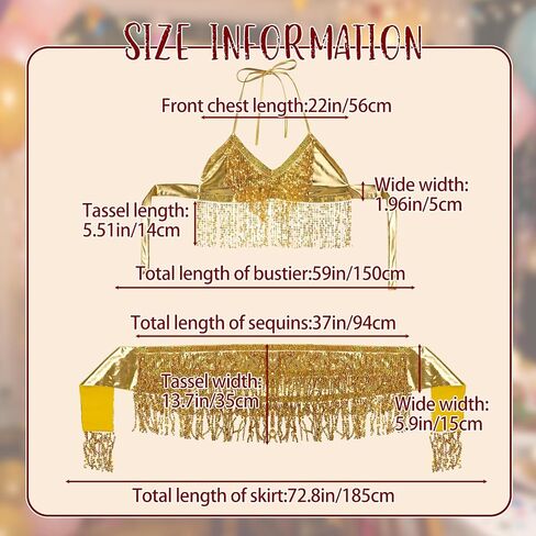 Sparkly Fringe Belly Dance Outfits for Women,Sequin Rave Top Skirts for Disco Club Music Festival Halloween in Kuwait