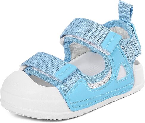 Girls Boys Sandals Summer Closed Toe Sport Sandals Adjustable Straps Lightweight Outdoor Beach Casual Shoes for Toddler/Little Kid in Kuwait