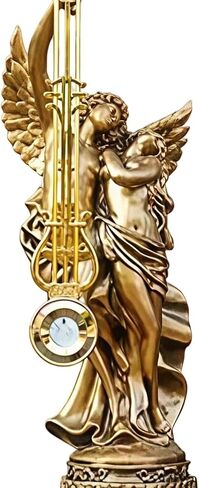 Grandfather Clocks Floor Standing Clock Quartz Pendulum Silent European Style Ornate in Kuwait