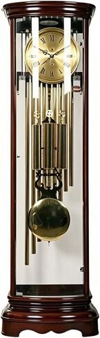 Grandfather Clocks Wood Grandfather Clock Floor Mechanical Chimes European Style for Home in Kuwait