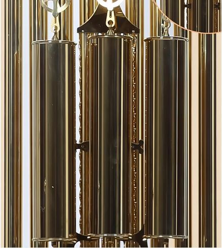 Grandfather Clocks Wood Grandfather Clock Floor Mechanical Chimes European Style for Home in Kuwait