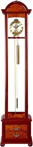 Grandfather Clocks Wood Mechanical Floor Clock Living Room Retro Large Desk Modern Minimalist Vertical Creative Pendulum Dot Alarm Brown in Kuwait