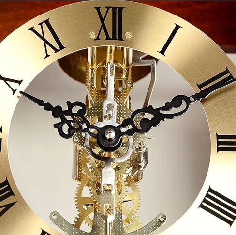 Grandfather Clocks Wood Mechanical Floor Clock Living Room Retro Large Desk Modern Minimalist Vertical Creative Pendulum Dot Alarm Brown in Kuwait