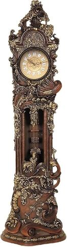 Grandfather Clocks Grandfather Clock, Handcrafted Resin Statue Floor, Home Furnishings with Chime Indoor Ornaments in Kuwait