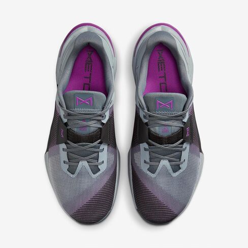 Nike Metcon 10 Men's Workout Shoes (Wolf Grey/Medium Ash/Vivid Purple/Metallic Silver) Size 8 in Kuwait