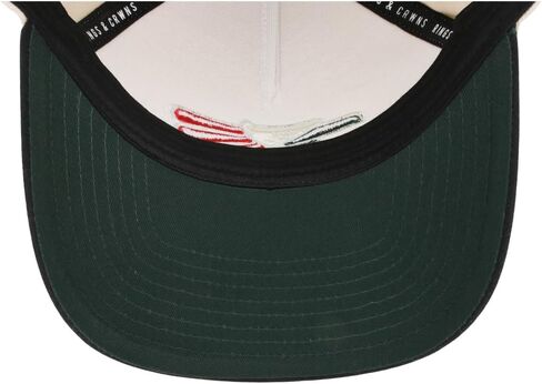 Rings & Crwns Mexico Country Pride Logo A-Frame Adjustable Snapback Cap (Chrome/Black, One Size) in Kuwait
