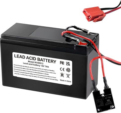 12V 7Ah Li-ion Rechargeable Battery, Replacement Battery Compatible with Hyper Forklift Truck Kids Ride-On Car in Saudi Arabia