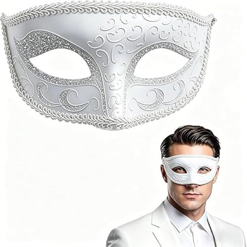 Masquerade Mask for Women Men, Venetian Gothic Mardi Gras Ball Mask for Halloween Party, Carnival, Masquerade Ball in Saudi Arabia
