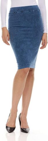KIKI RIKI Womens Stonewash Pencil Skirt - 41136 in Saudi Arabia