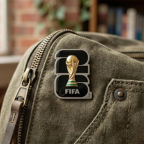 Official 2026 FIFA World Cup Edition - 35mm 2D Emblem Pin - Timeless Collector’s Item - Premium Aluminum Alloy - Built to Last;Perfect for any Clothing, Hats, Bags, and Displays in Saudi Arabia