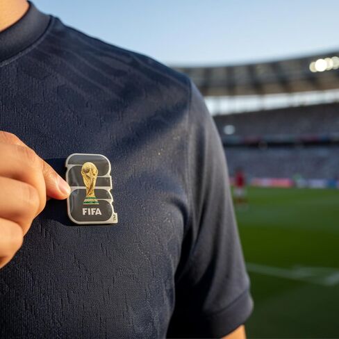 Official 2026 FIFA World Cup Edition - 35mm 2D Emblem Pin - Timeless Collector’s Item - Premium Aluminum Alloy - Built to Last;Perfect for any Clothing, Hats, Bags, and Displays in Saudi Arabia