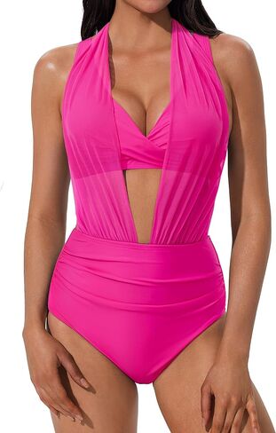 SUUKSESS Women 2 Piece Bikini Set High Waisted Tummy Control Swimsuits in Kuwait