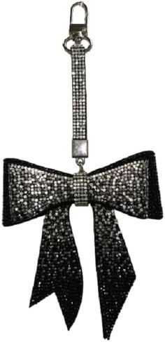 Jacqueline Kent JKKC150.BK Crystal Bow Purse Charm Accessory Little Black Dress, Black Ombre 4 Inches x 4 Inches in Saudi Arabia