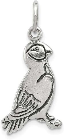 Goldia Sterling Silver Antiqued Parrot Charm in Saudi Arabia