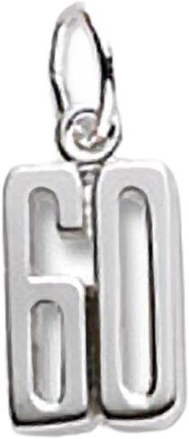 Number 60 Charm, Charms for Bracelets and Necklaces in Kuwait