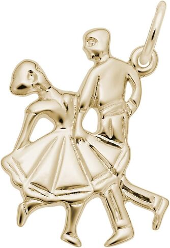 Square Dancers Charm, Charms for Bracelets and Necklaces in Kuwait