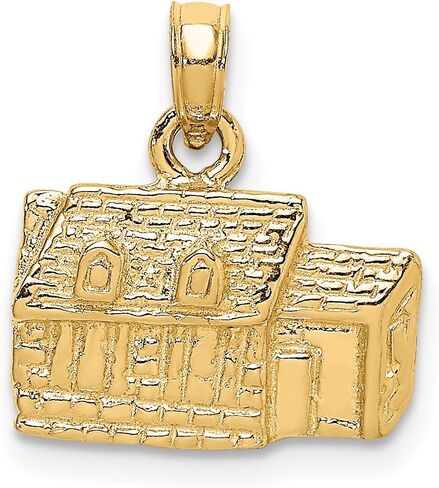 Real and Solid 14K Yellow Gold 3D KINGS ARMS TAVERN WILLIAMSBURG, VA Charm in Saudi Arabia