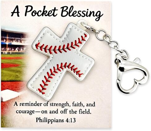 A Pocket Blessing Cross Charm, Pocket Cross Token Christian Backpack & Bag Charm for Youth and Church Groups, Inspirational Gift for Teens, Camps, Teams & Ministries in Kuwait