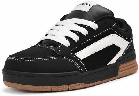 GEERX Jay Boys Skate Sneakers for Toddlers & Little Kids – Casual Lace Up Tennis Shoes for School, Walking & Everyday Wear, Sizes 10-4 in Saudi Arabia