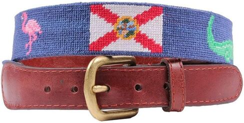 Florida Life Needlepoint Belt by Smathers & Branson in Kuwait