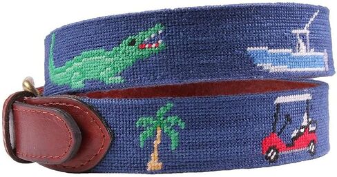 Florida Life Needlepoint Belt by Smathers & Branson in Kuwait