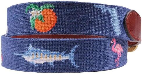 Florida Life Needlepoint Belt by Smathers & Branson in Kuwait