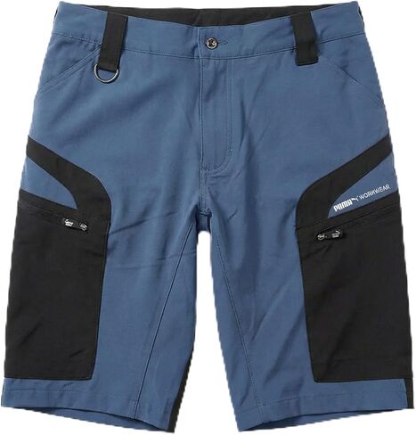 PUMA Workwear Men's Work Shorts - Pro One - Tactical Cargo Shorts with 6 Pockets - Durable 4-Way Stretch Utility wear for Men in Kuwait
