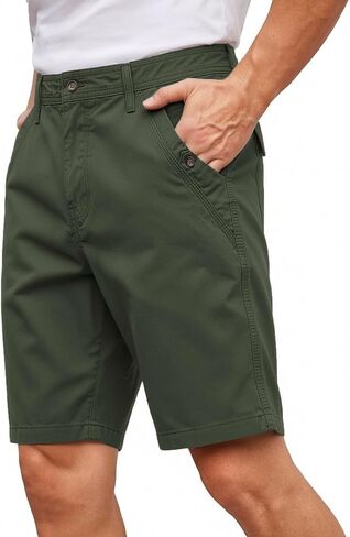 Mens Casual Shorts Cotton Summer Beach Chino Golf Shorts in Kuwait