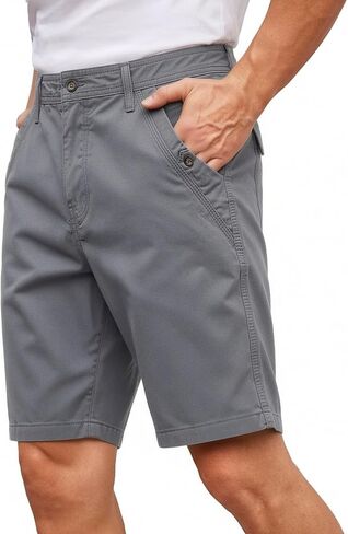 Mens Casual Shorts Cotton Summer Beach Chino Golf Shorts in Kuwait