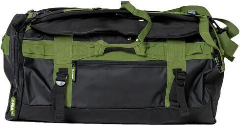 FUJI Unisex Convertible Duffle Backpack, Water-Resistant (Not Waterproof), Multi-Functional Luggage Gym Bag for Men and Women, Black/Green in Kuwait