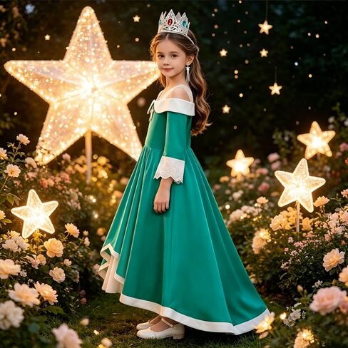 Galaxy Costume Princess Dress for Girls Birthday Party Cosplay Kids Costume Halloween Costumes for Girls 4-11Y in Saudi Arabia