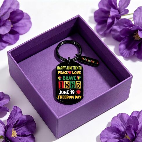 Juneteenth Keychains Gifts Bulk Juneteenth Decorations For Party June Teenth Accessories Party Supplies Black History Month Gifts Bulk Black History Month Giveaways Items in Kuwait