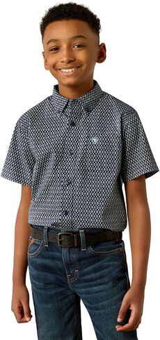 ARIAT Boys' Clark Classic Fit Shirt in Kuwait