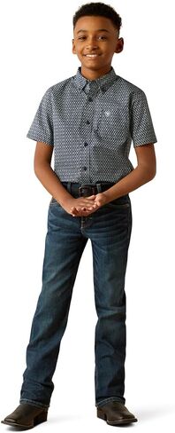 ARIAT Boys' Clark Classic Fit Shirt in Kuwait