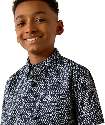 ARIAT Boys' Clark Classic Fit Shirt in Kuwait